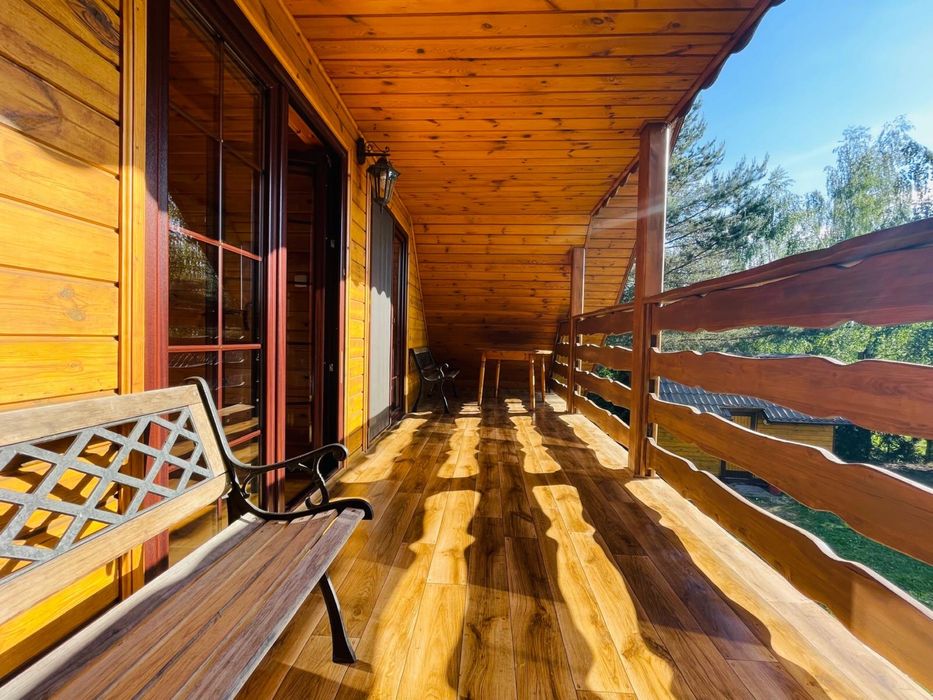 Domek letniskowy/caloroczny na Mazurach nad jeziorem Mielno