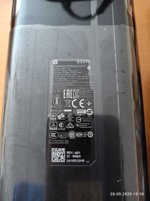 HP Thunderbolt Dock G2(kabel combo)/Replikator portów,zasilacz 230W