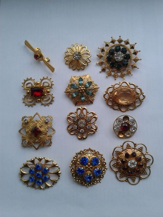 Советские брошки позолота СССР позолоченные , брошь , брошка