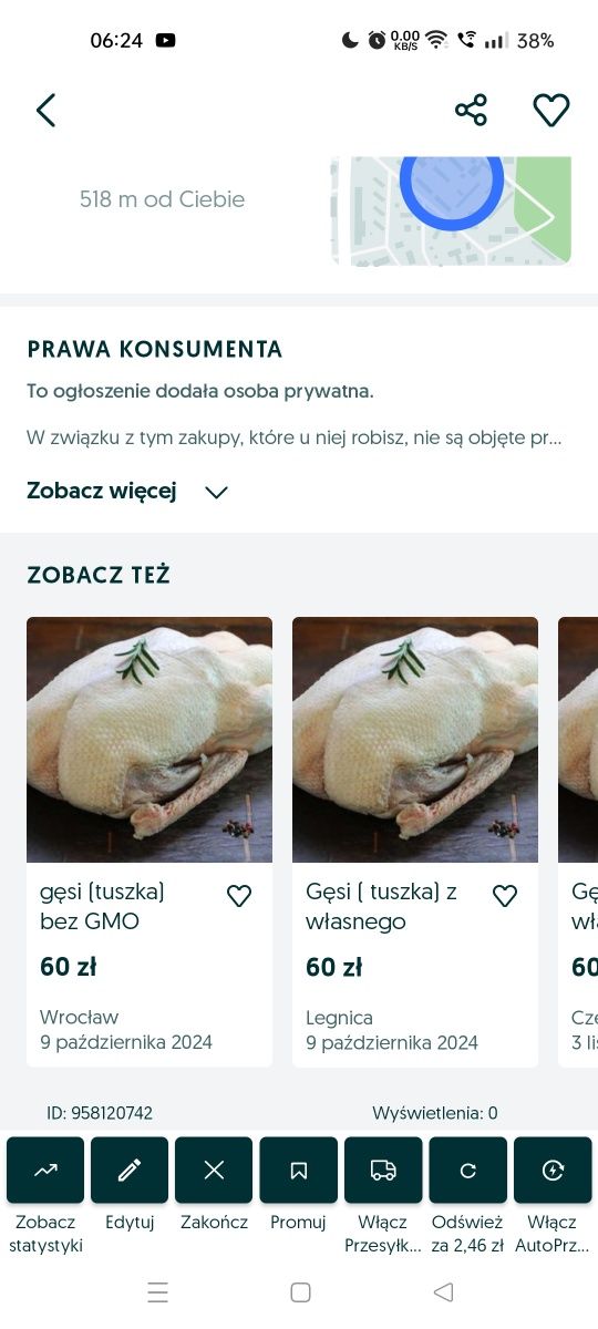 Gęsi indyki drób