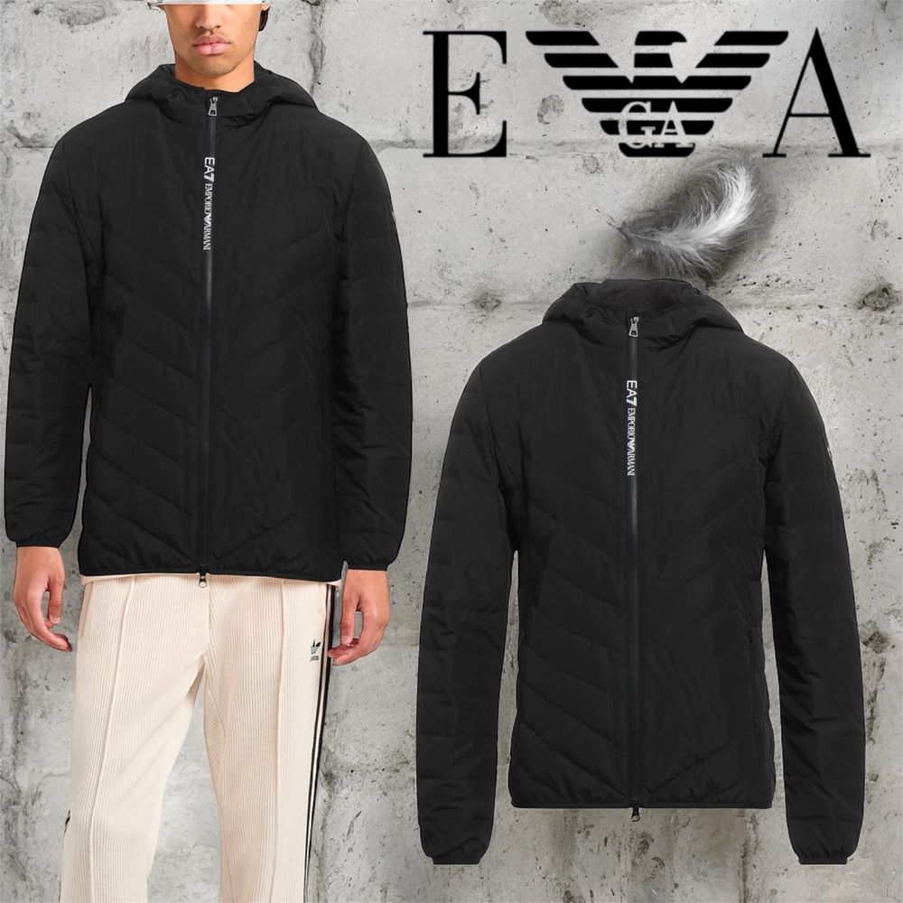Мужские пуховики Emporio Armani