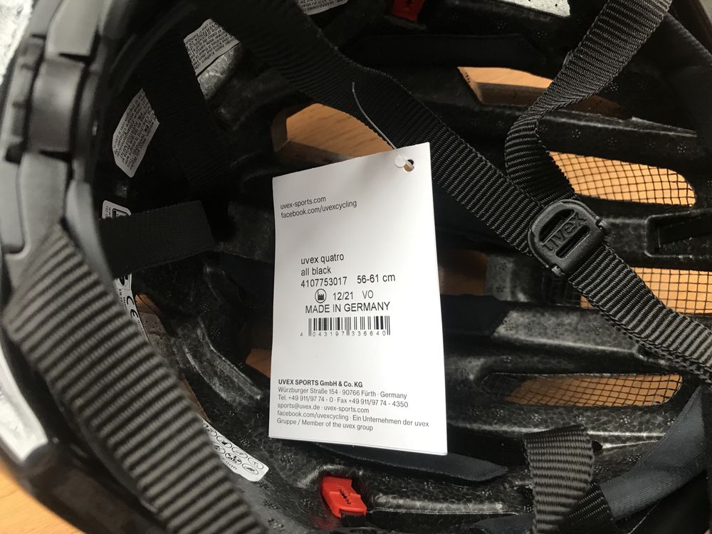 Uvex quatro  , r-L 56-61 cm Nowy kask rowerowy