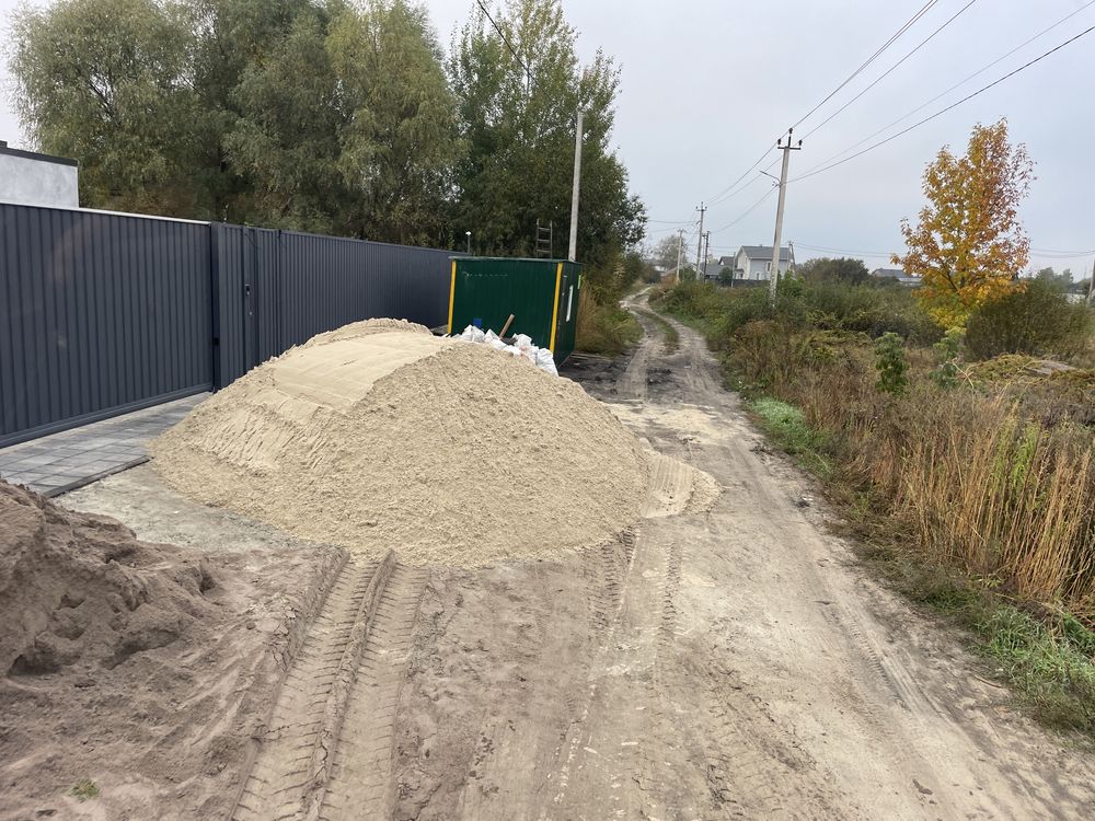 Підсипка подсыпка грунт підсипний супісь суглинок пісок
