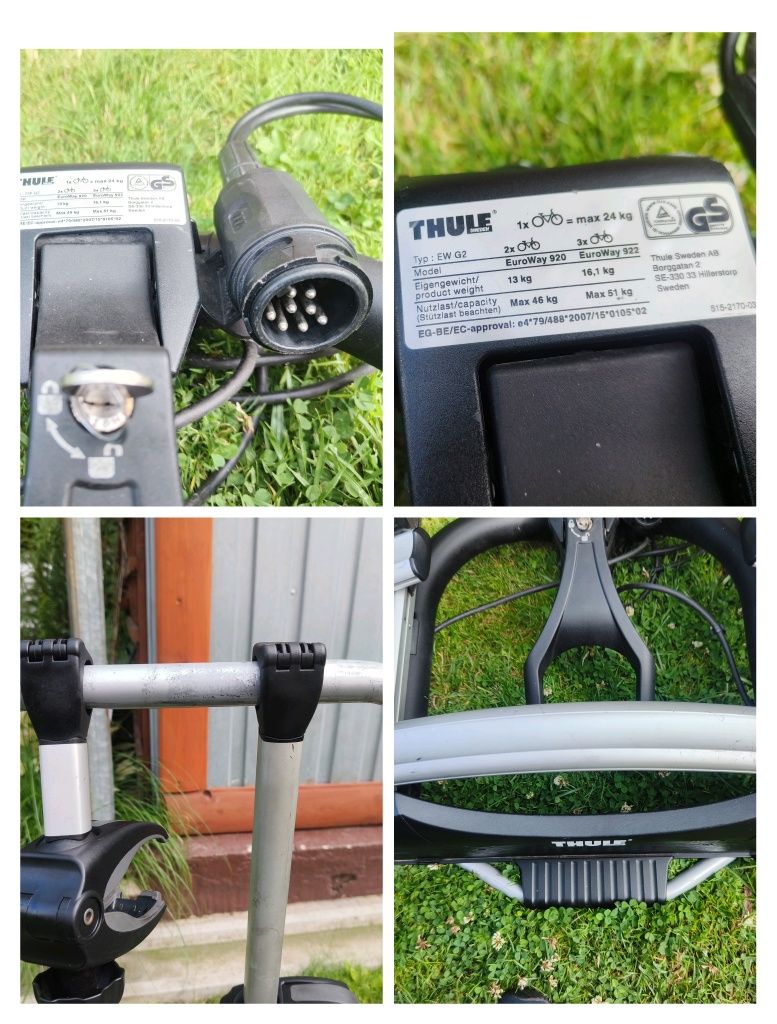 Thule EW 920 G2 uchwyt na 2 rowery bagażnik platforma na hak
