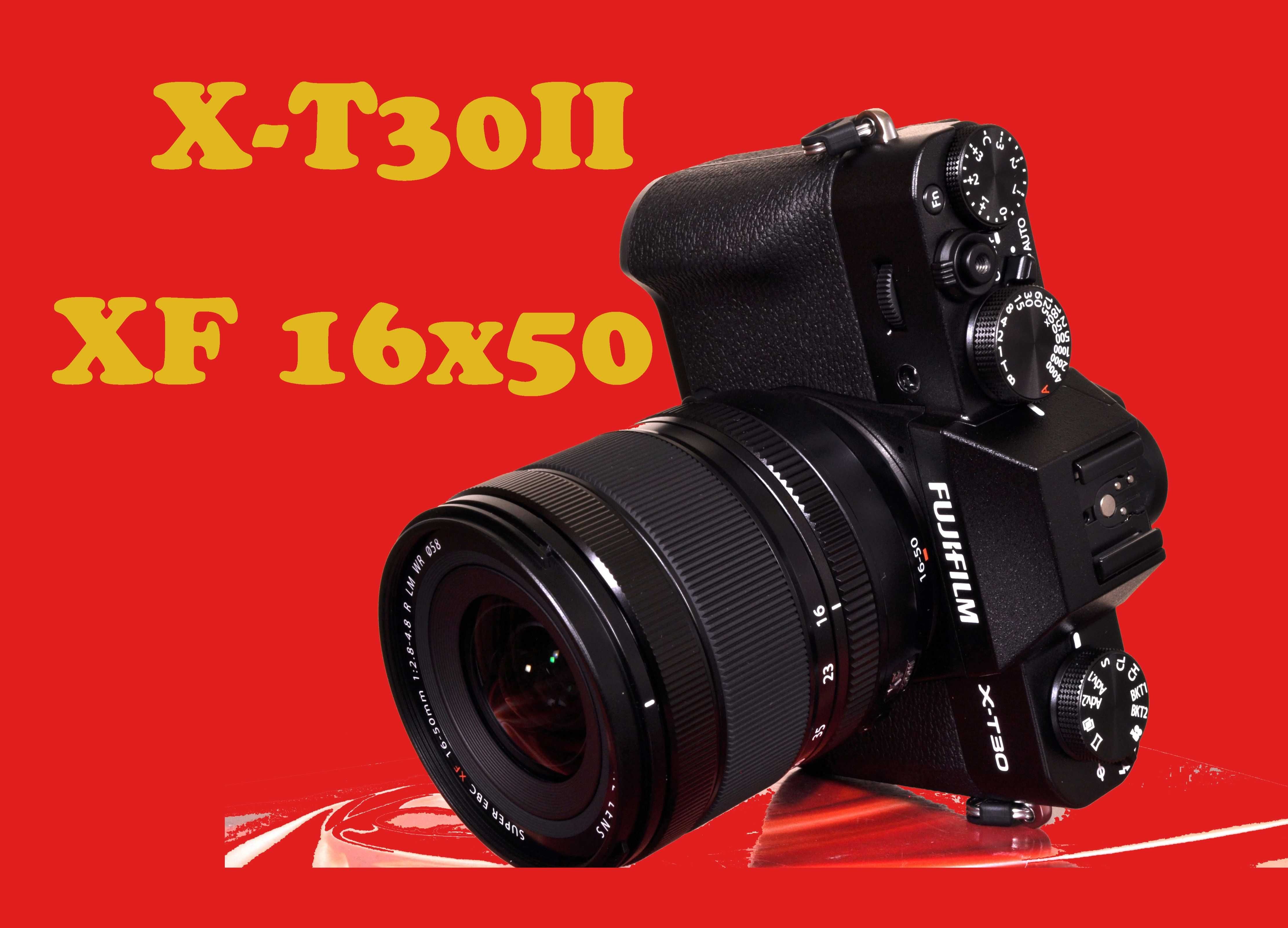 Fuji X-T30II Nova + XF 16x50 WR, fatura e garanria 3 anos.