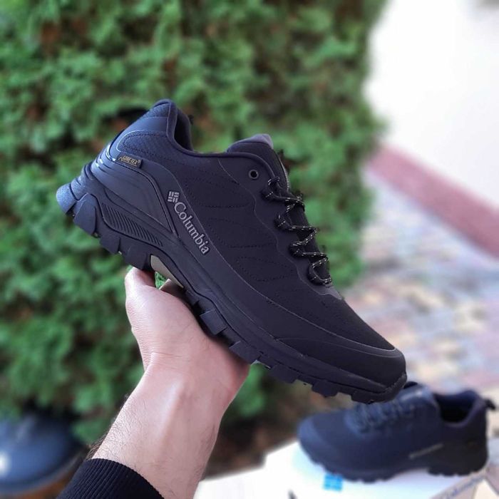 Чоловічі кросівки Columbia Gore-Tex Black / Khaki великі розміри 4418