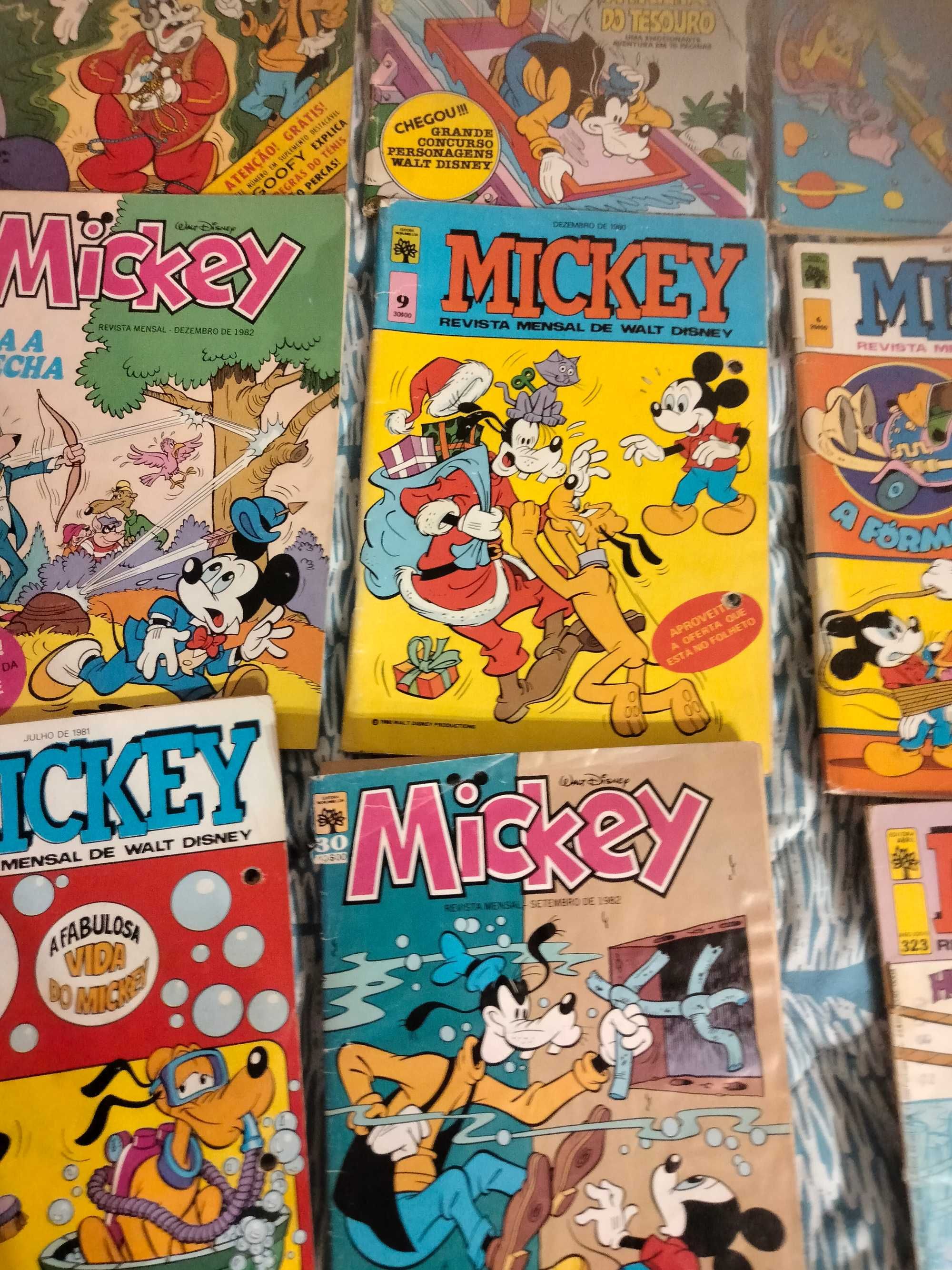 13 Revistas antigas banda desenhada Mickey