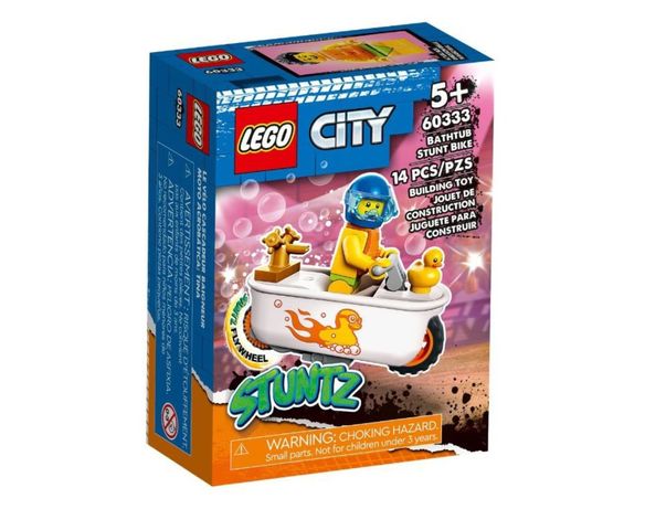LEGO 60333 City - Kaskaderski motocykl-wanna  (Nowość)