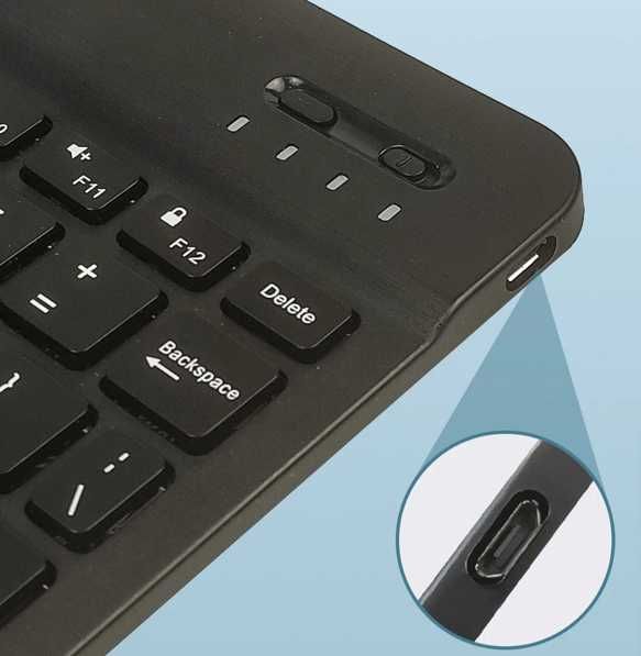 Klawiatura bezprzewodowa bluetooth - DUŻA - NOWA - 5szt