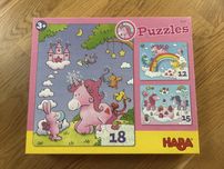 Haba puzzle jednorożce 3+