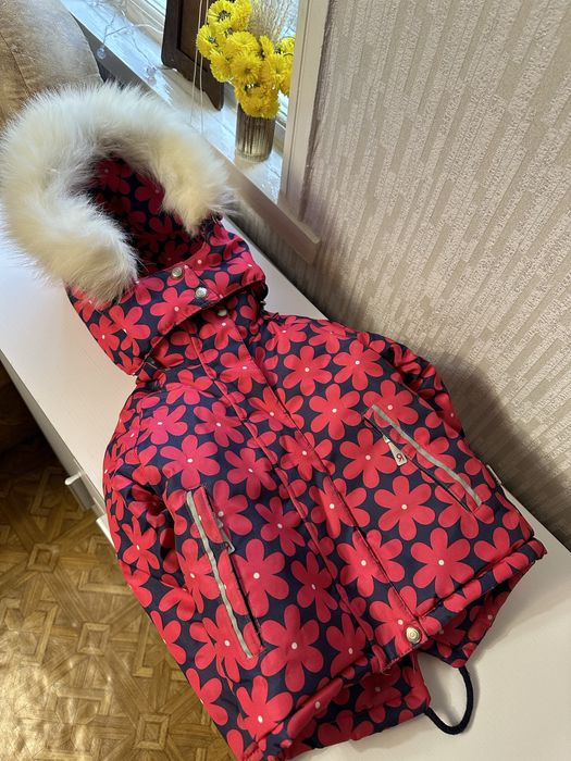 Куртка reime зимова курточка для дівчинки тепла куртка фірмова куртка