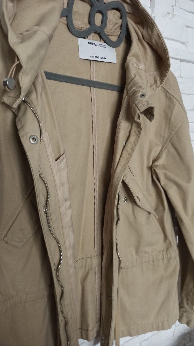 Parka, kurtka przejściówka Sinsay, rozm XS/ 34