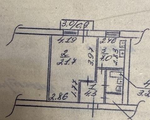 Продается 1 кк в Центре! Защука!