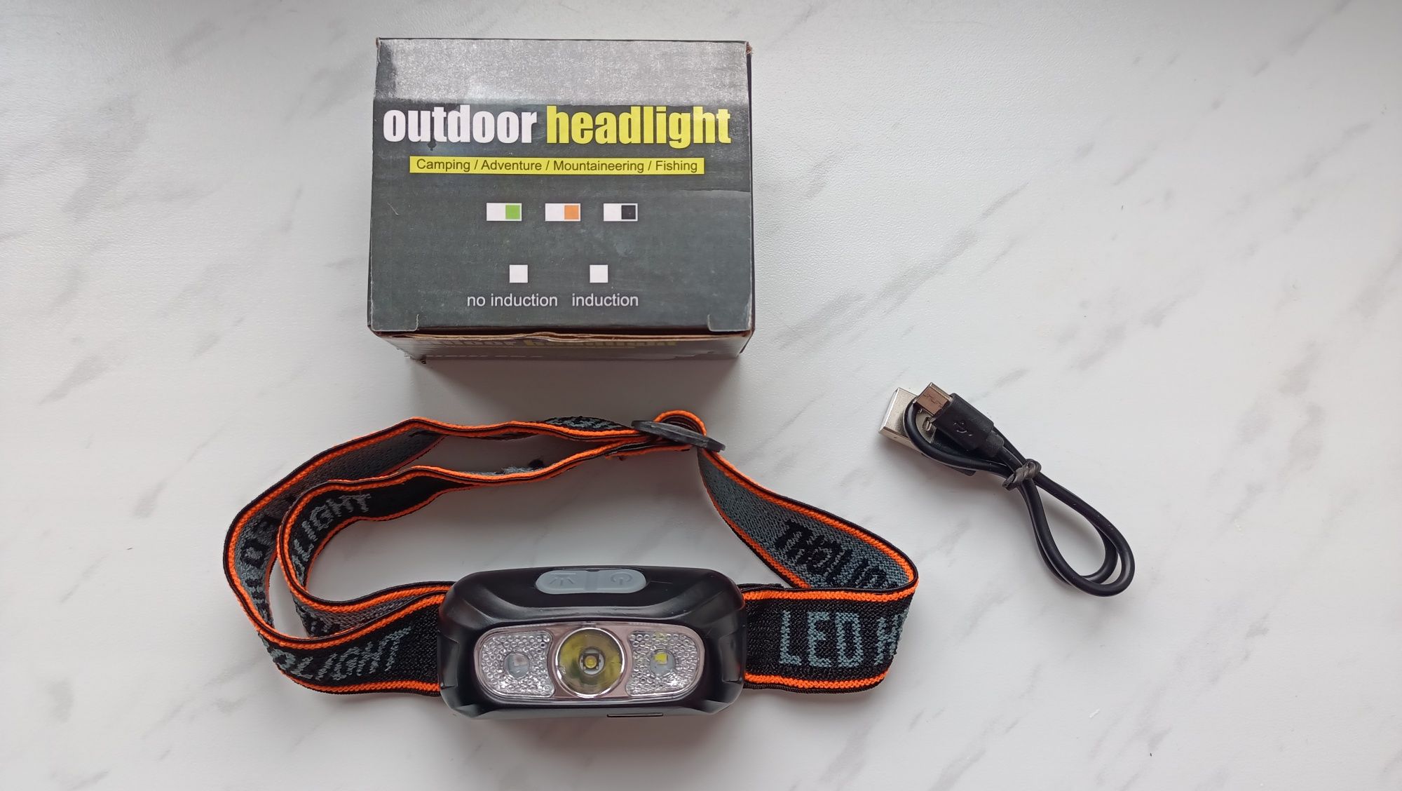 ліхтарик outdoor , налобний ліхтарик ,led