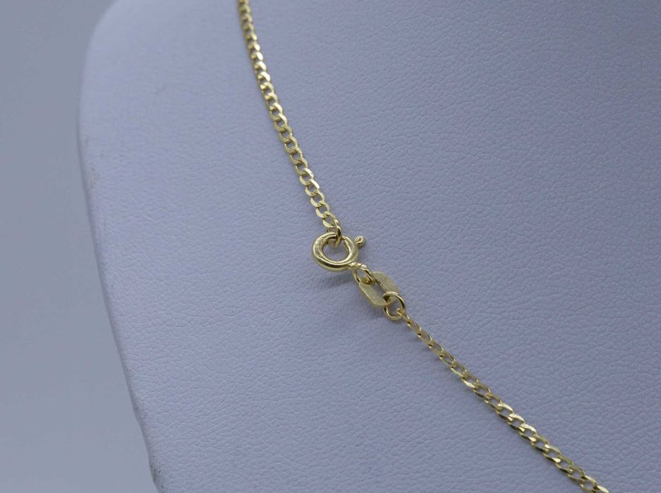 zestaw złota 585 łańcuszek + krzyż 2,08g 45cm NOWY CHRZEST KOMUNIA