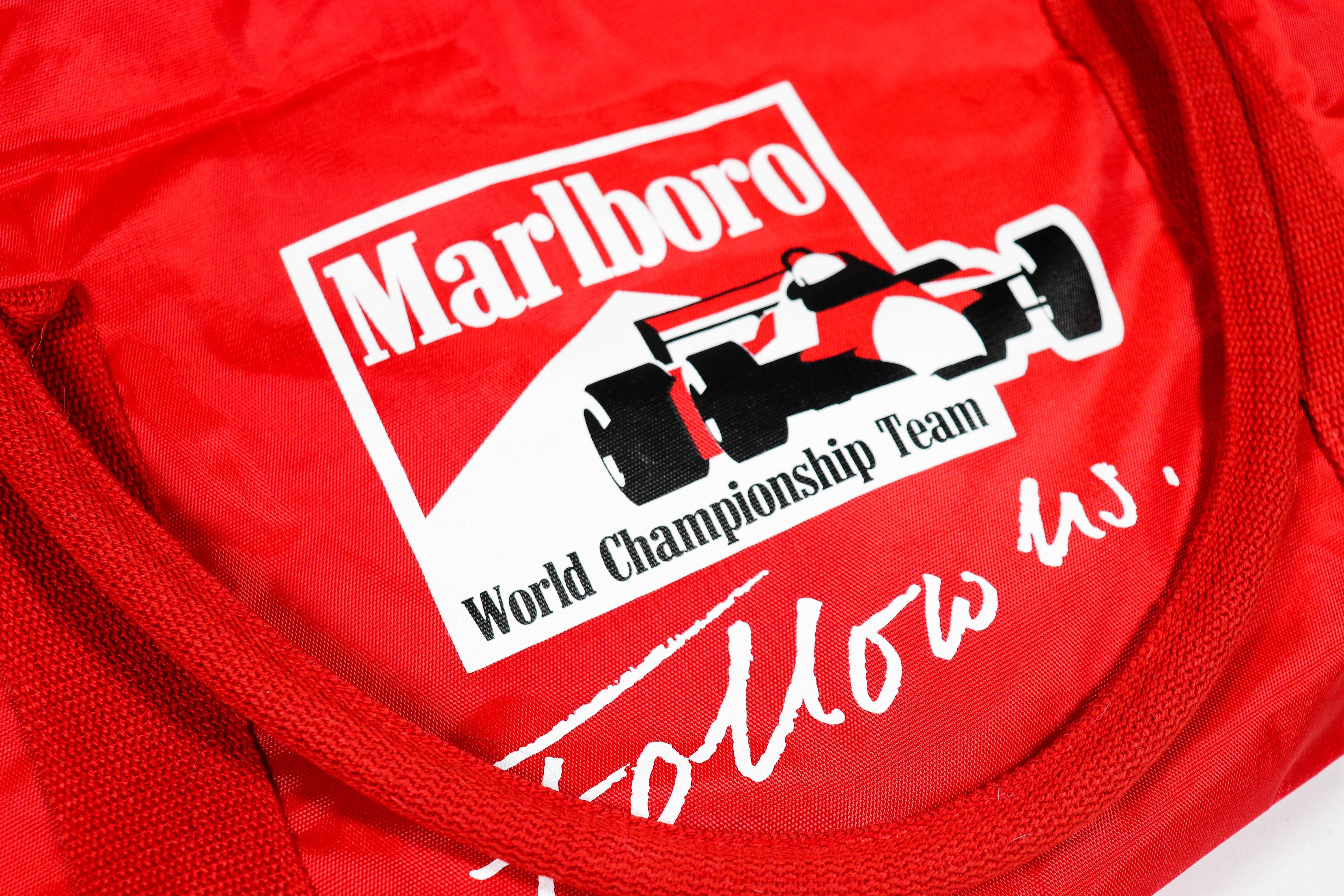 Mala/Bolsa Vintage Marlboro World Anos 90 Formula 1/F1| Automobilia