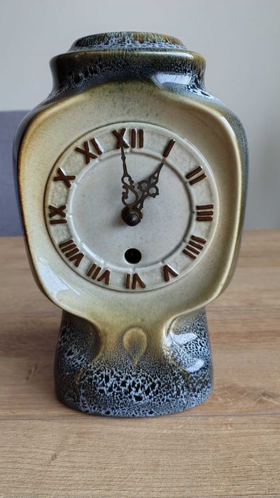 Zegar porcelanowy z  PRL