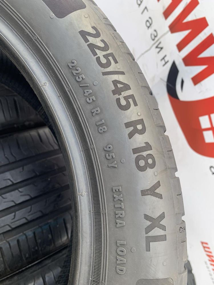 Шини 225/45 R18 Continental літо 2022рік,6мм