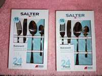 Nowe sztućce Salter komplet 24 sztuki