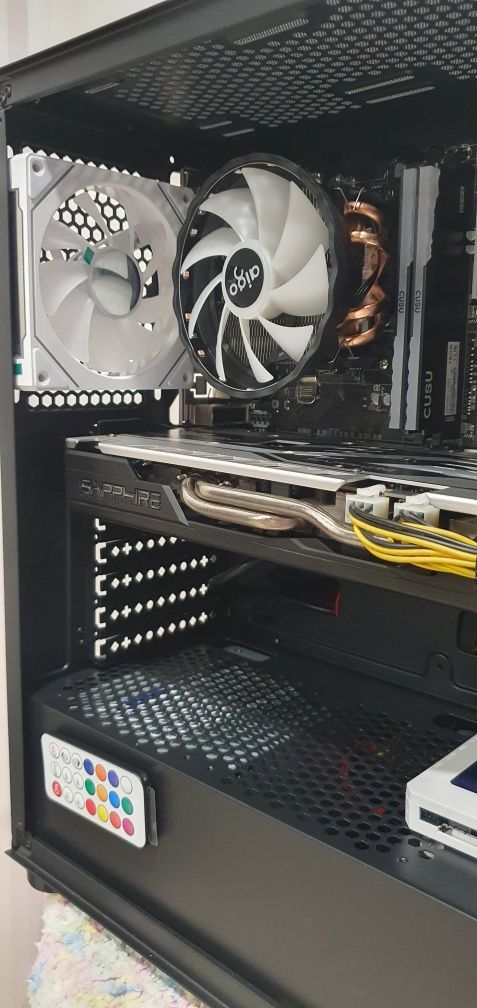 Продам ПК Ryzen 5 5500 | 32 Gb DDR4 3200Mhz | RX580 8Gb | NvMe | RGB