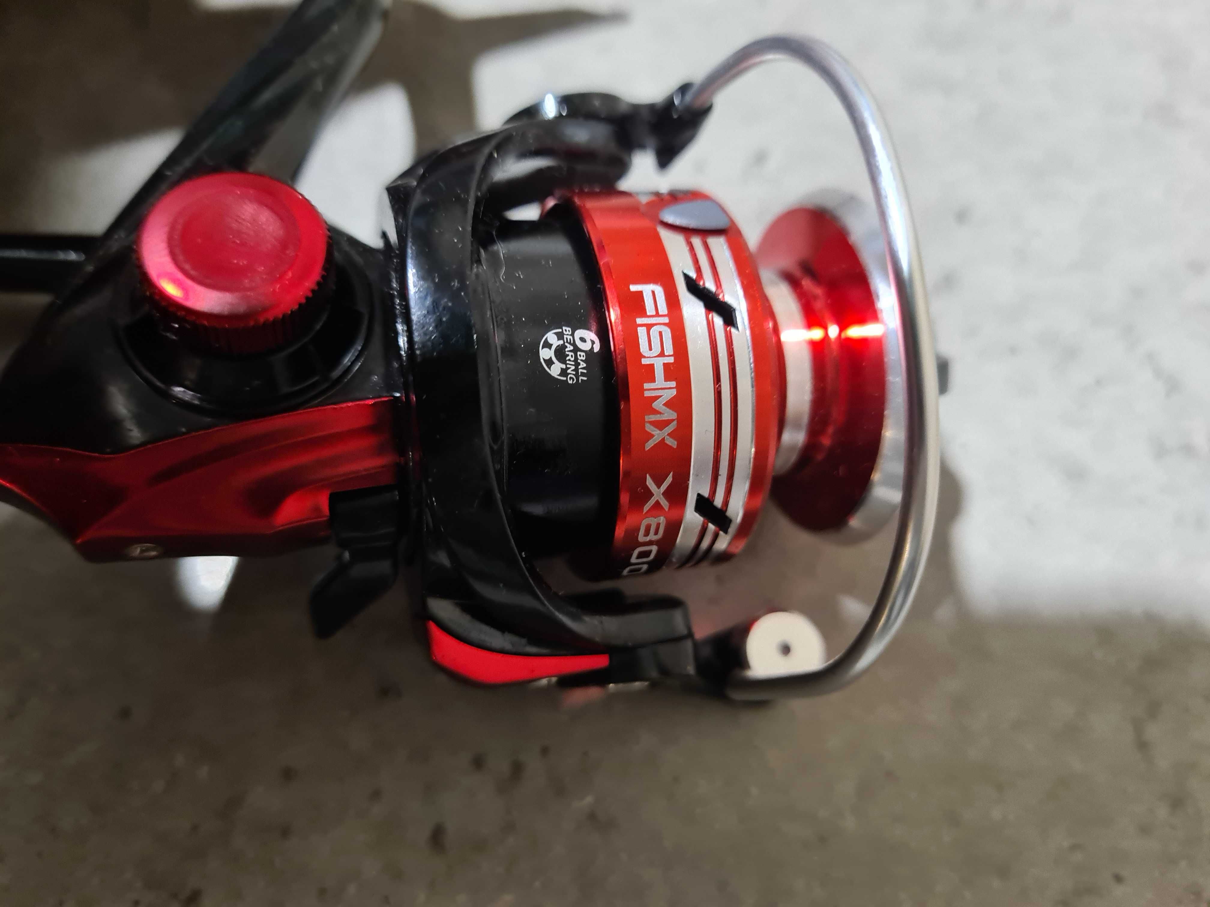 Kołowrotek wędkarski Mini Spinning Wheel 800 + przyneta