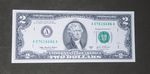 2$ купюра 2 доллара банкнота 2 долари США