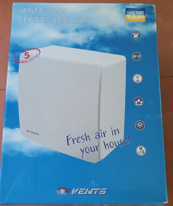 Вытяжной вентилятор Вентс ВН-1 80 К