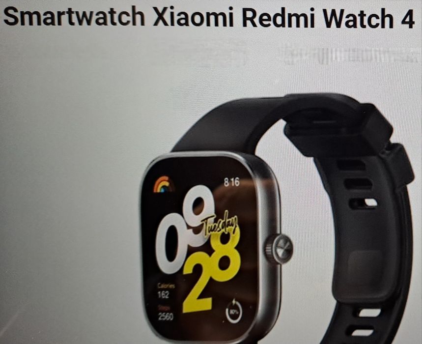 Smartwatch redmi watch 4, usado mas em bom estado de conservacao