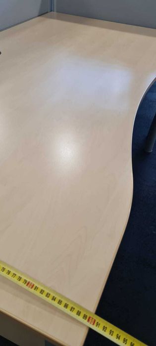 Biurko KINNARPS 160x80x90 brzoza biurka Kinnarps do biur domu