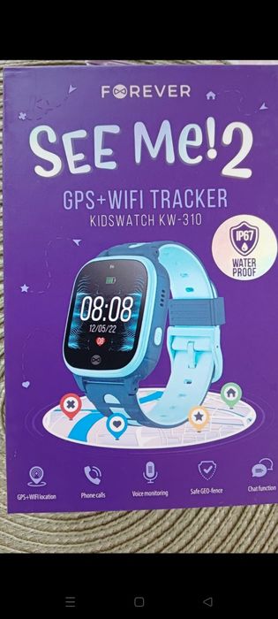 Zegarek/ telefon Smartwatch Forever see me