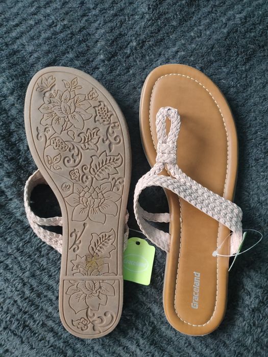 Nowe klapki japonki plecione r. 42 Graceland