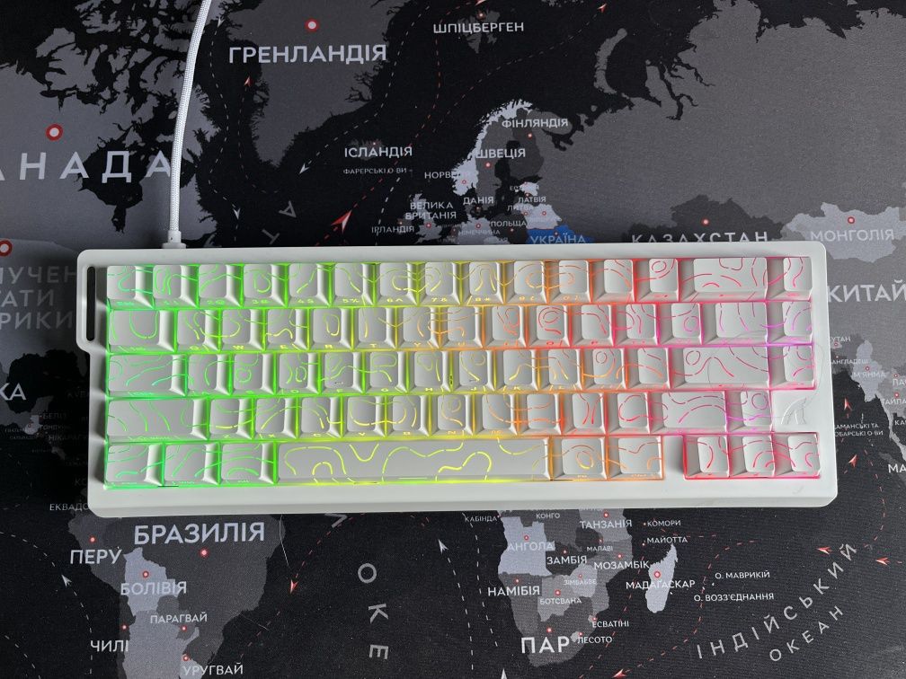 Нова клавіатура ATTACK SHARK X68HE ( магнітна клавіатура )