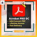 Adobe Acrobat Pro DC For Lifetime Activation