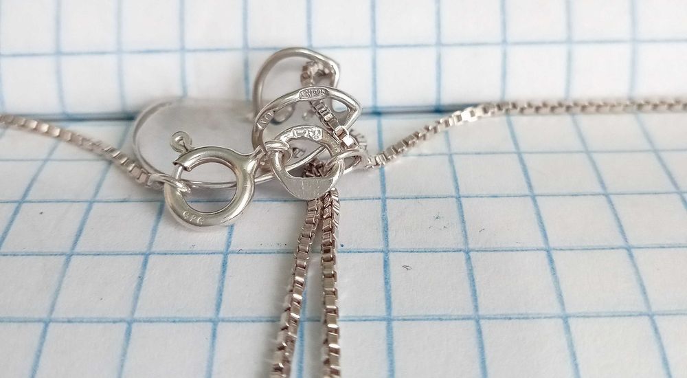 Підвіс кулон "Котик" з ланцюжком срібло 925 проба, Вінтаж