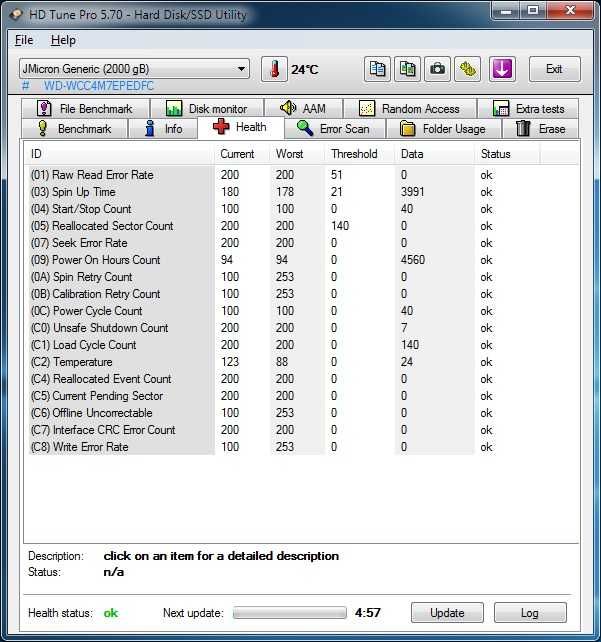 Dysk 2TB WD20PURX SATA 3,5 do monitoringu