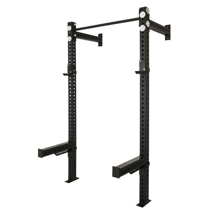 Wall rack 80x80x3 + belki + haki na sztangę / klatka / siłownia