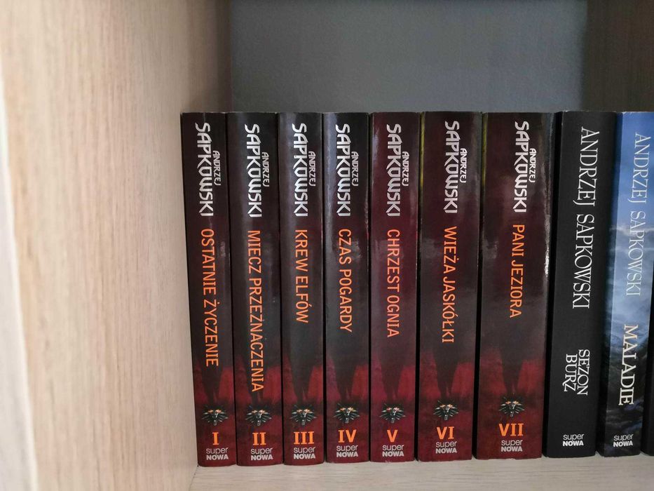 Sapkowski - Wiedźmin 1-7 + Sezon Burz + Maladie