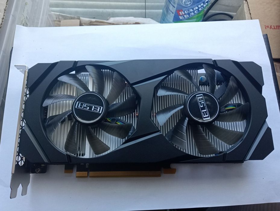 Видеокарта  ELSA 1660 syper 6GB GDDR 192bit. Игровая, мощная.