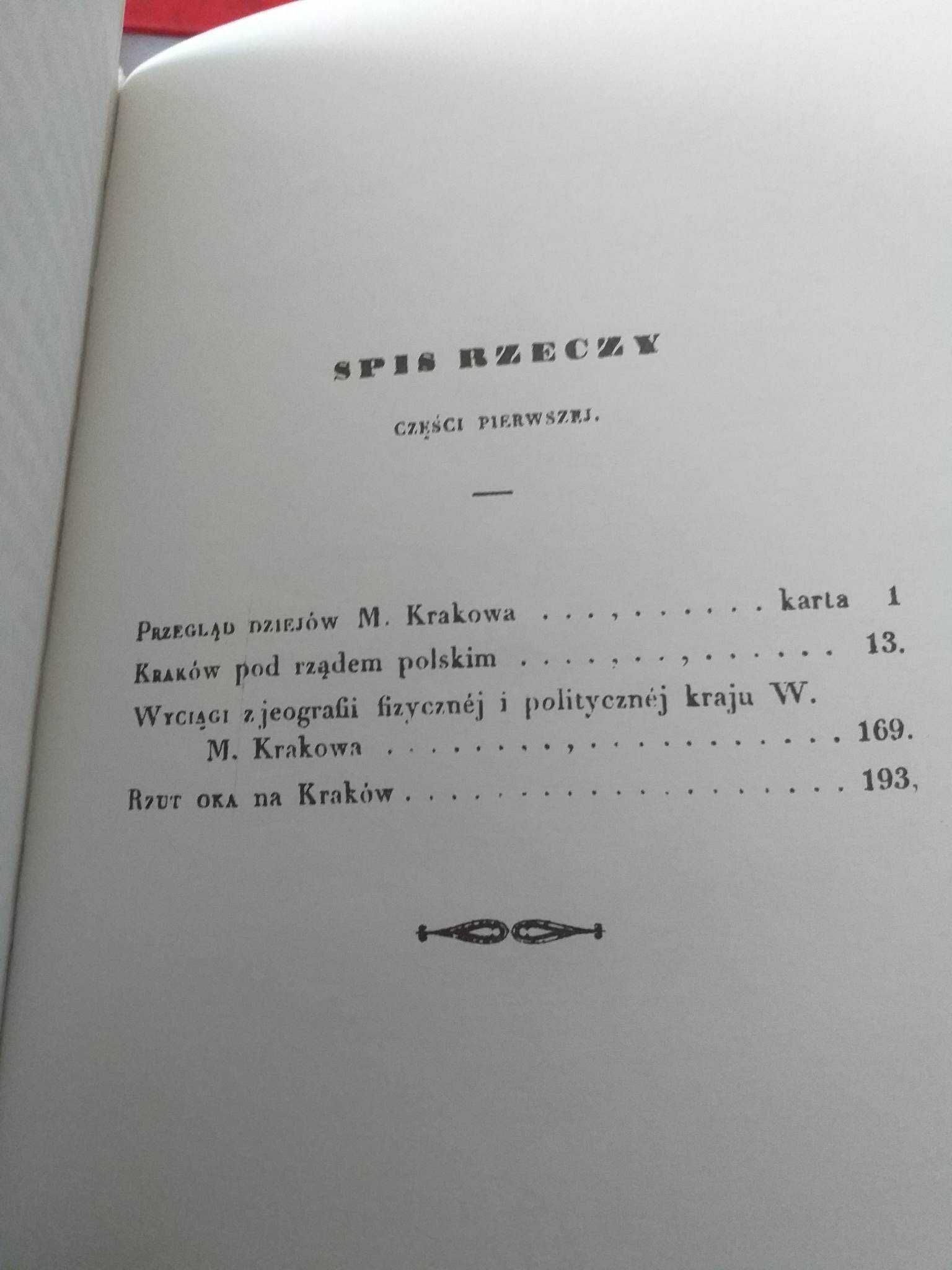 Pamiątka z Krakowa wyd. 1845, Reprint z roku 1989