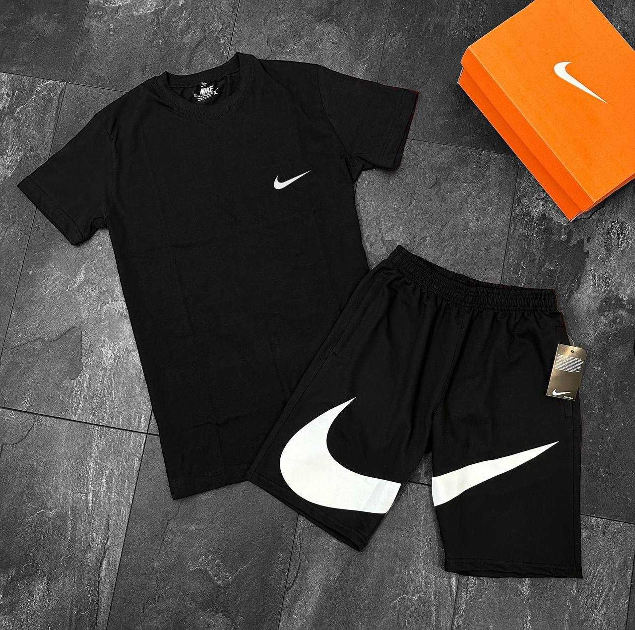 Футболка + шорти Nike спортивний костюм на літо Найк комплект літній