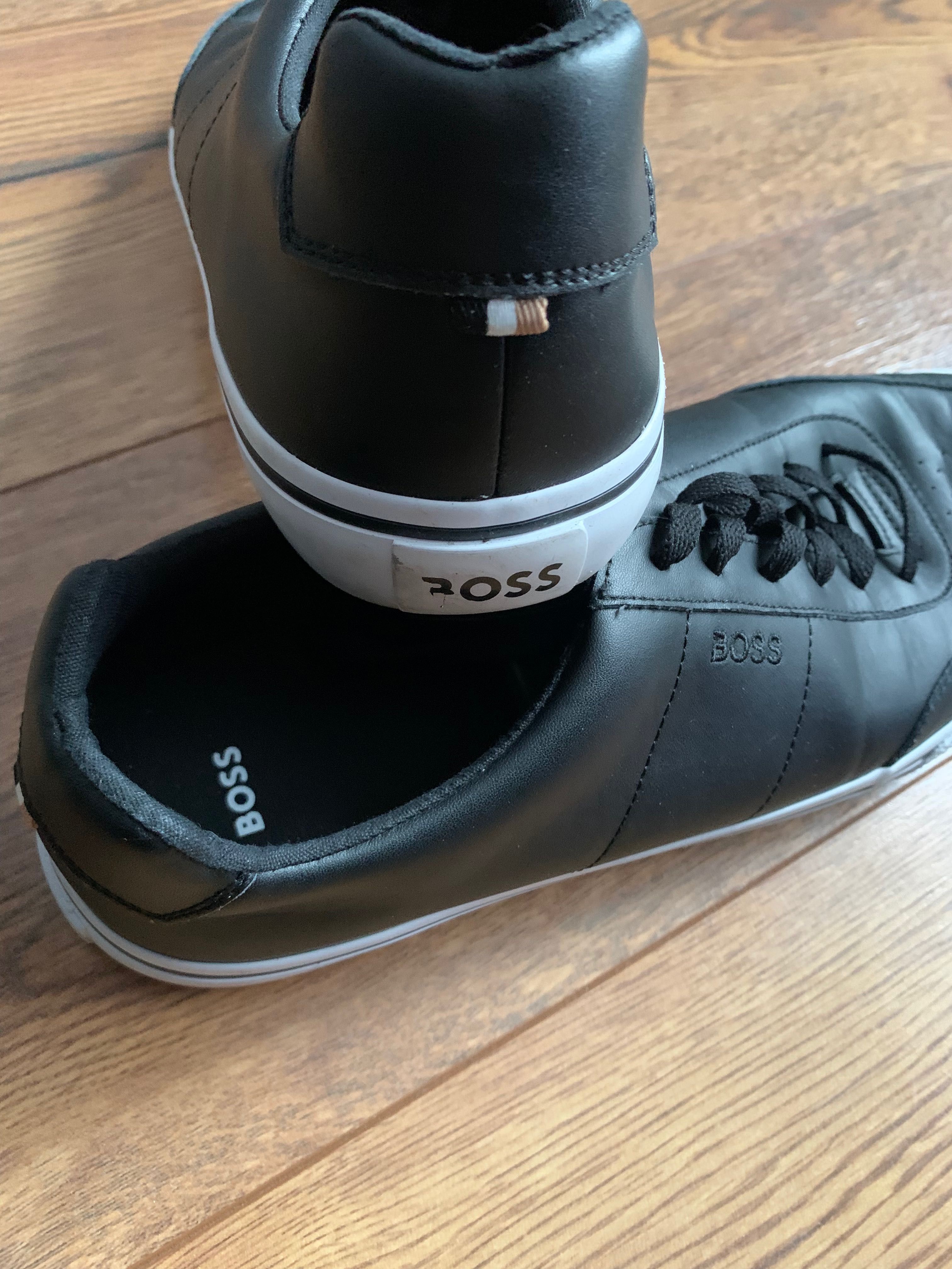 Boss Tenisówki trampki sneakers Aiden czarne 45