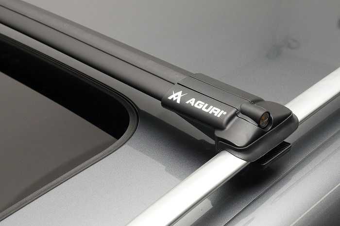 Багажник на дах Aguri Prestige Black поперечини невиступаючі рейлінги