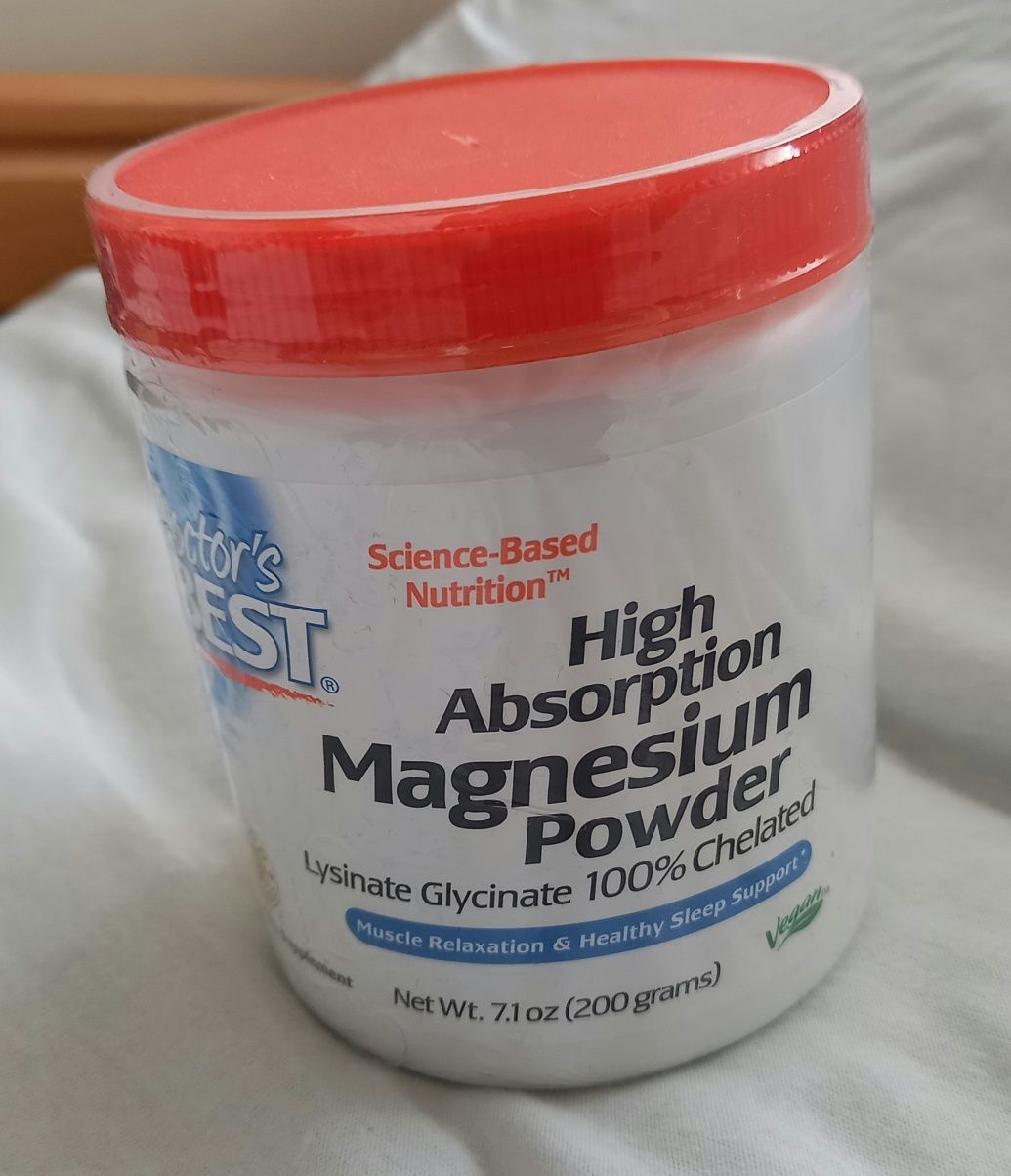 Doctor's Best High Absorption Magnesium (chelat magnezu) 200g 2026r.