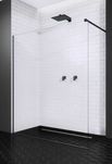 Radaway Modo II BLACK Walk-In 100 szyba wolnostojąca 8 mm