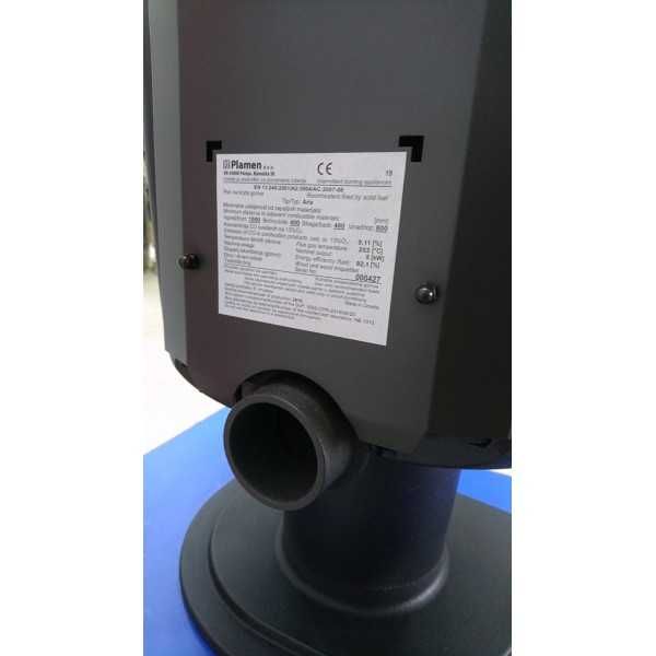 Піч з чавуну Plamen Aria (black)