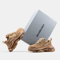 Buty Balenciaga Triple S brown