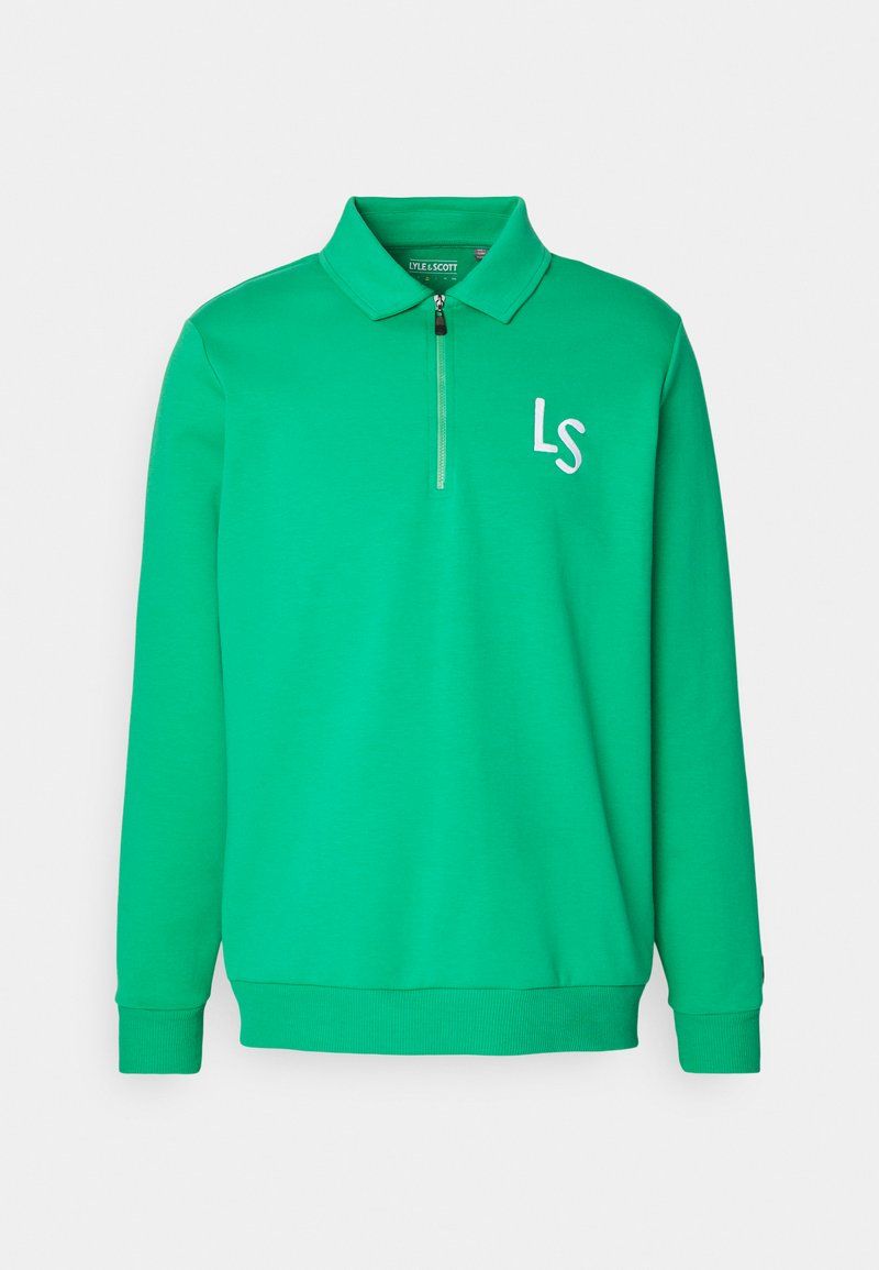 Bluza zielona z kołnierzykiem Lyle Scott S