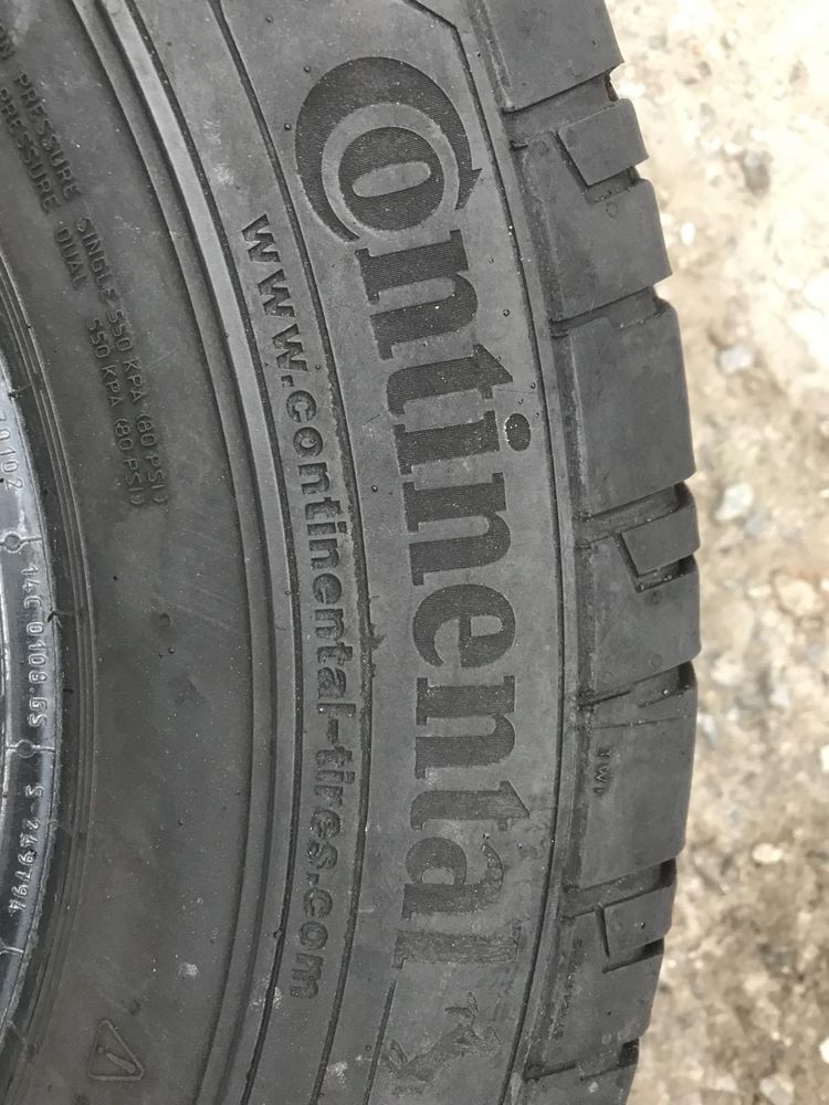 Шини Continental VanContact 100 235/65R16C Комплект Літо Б/у Оригінал