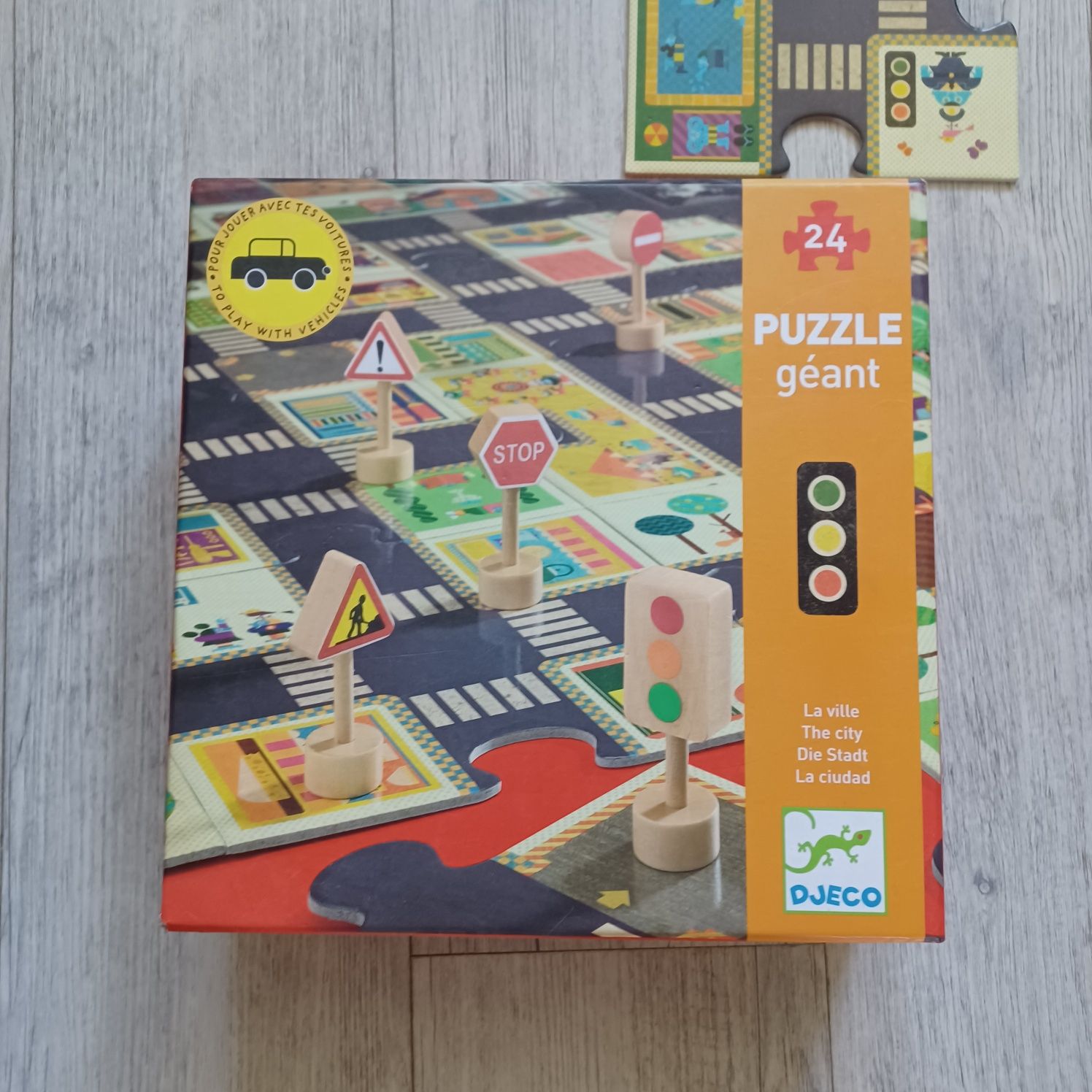 Duże puzzle miasto plus gratis