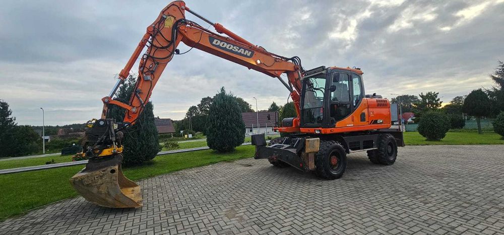 Doosan dx 140W  koparka kołowa 160 170 rototilt
